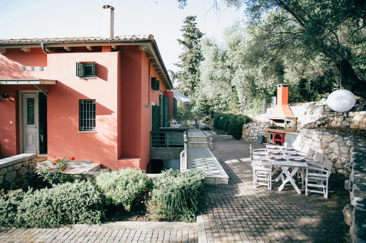 La Casa Rossa Villa Áyios Nikítas Exteriör bild