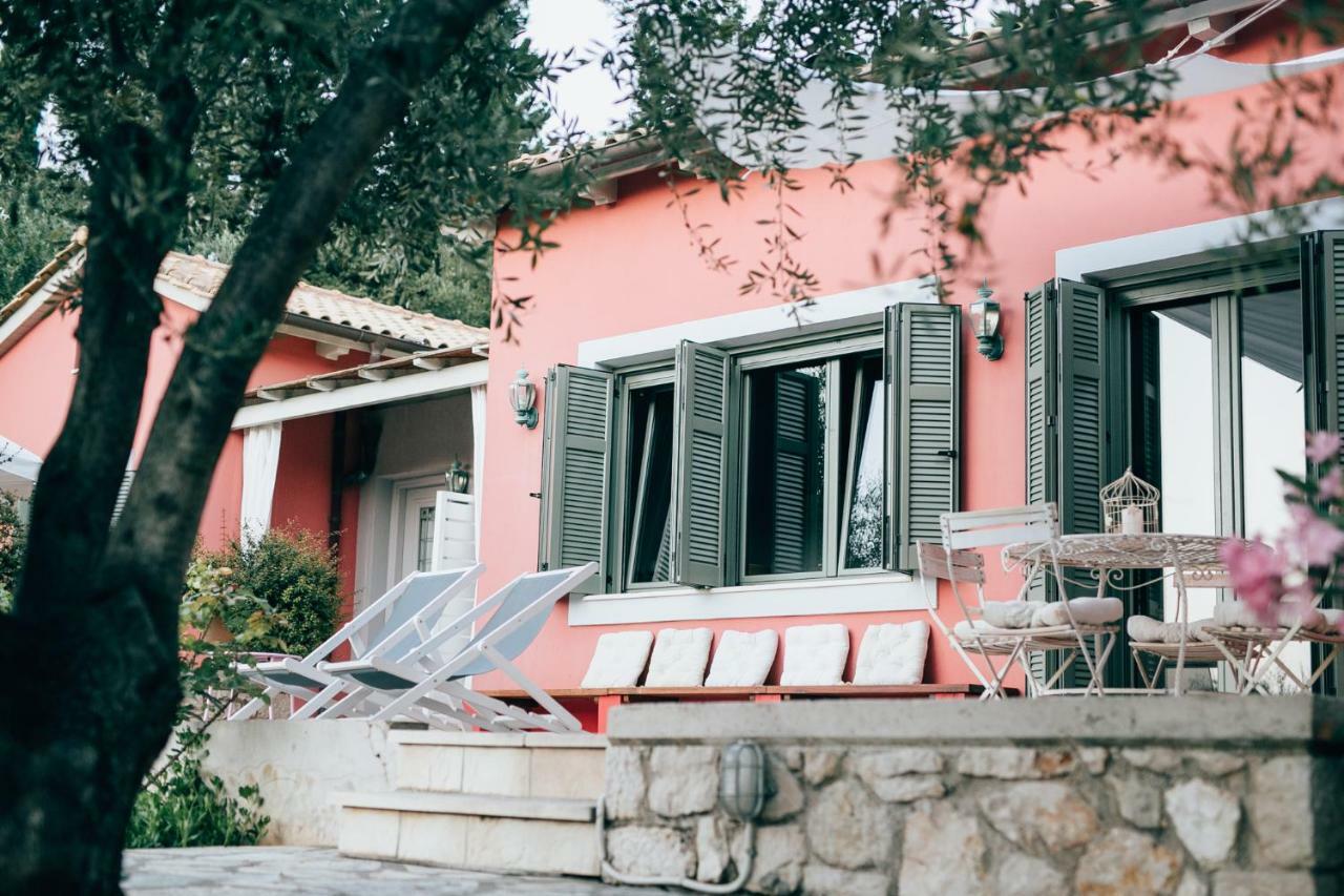 La Casa Rossa Villa Áyios Nikítas Exteriör bild