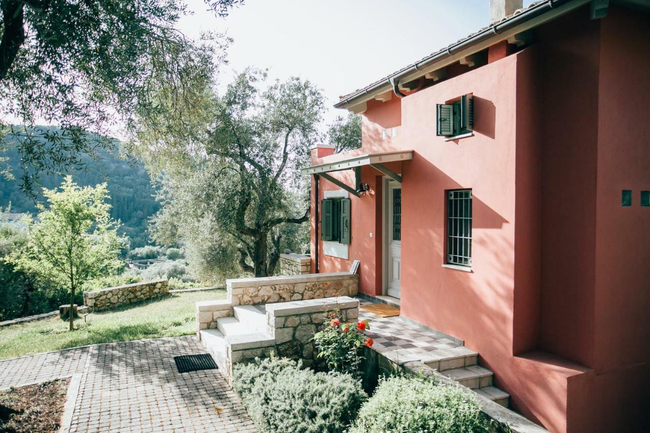 La Casa Rossa Villa Áyios Nikítas Exteriör bild